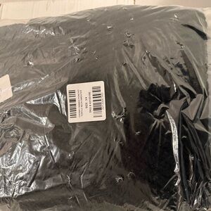 NWT chunky ribbed poncho turtleneck sweater